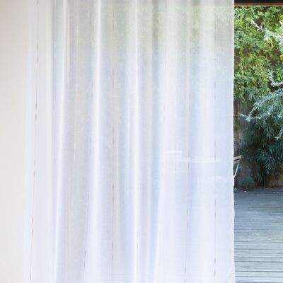 PAPI sheer curtain - Natural Collar - Eyelet panel - 200 x 260 cm - 100% polyester