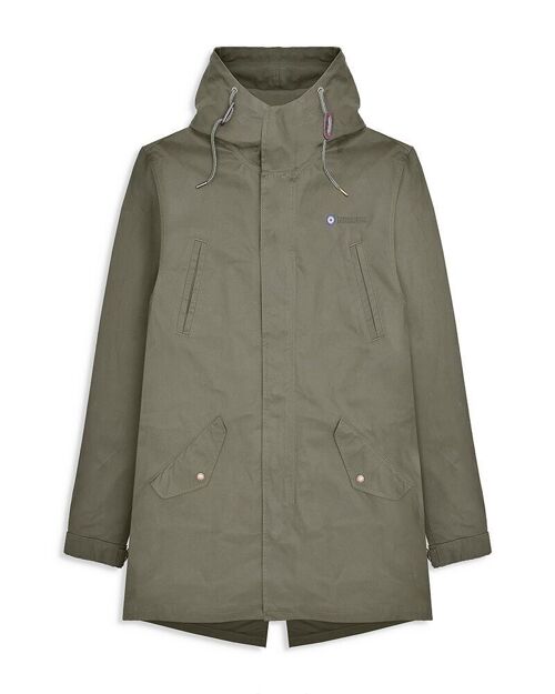 Shower Resistant Parka Khaki AW23