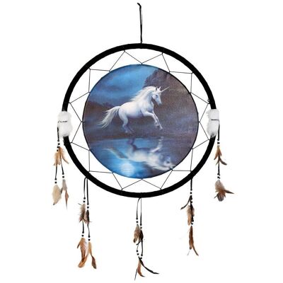 60cm Moonlight Unicorn Dreamcatcher by Anne Stokes