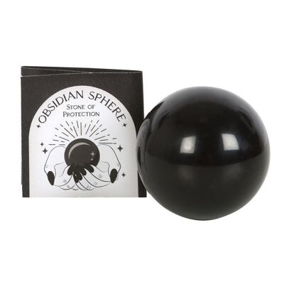 Sphère d'obsidienne de 5 cm