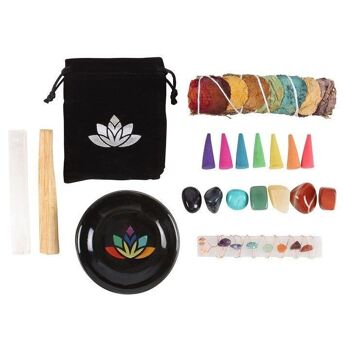 Kit de guérison et de bien-être de luxe pour chakra sacré 4