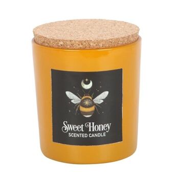 Bougie au miel doux d’abeille forestière 2