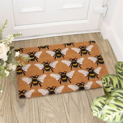 Fußmatte mit natürlichem Bienendruck