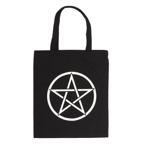 Pentagram Polycotton Tote Bag