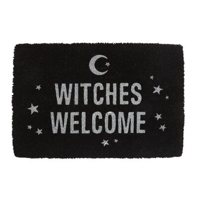Felpudo de bienvenida de las brujas negras