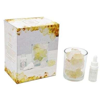 280g Yellow Citrine Crystal Oil Diffuser