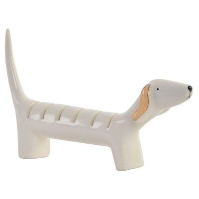 Anillero perro porcelana 16x9