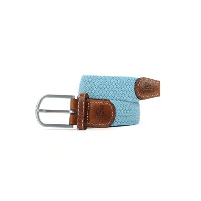 Cinturón trenzado Dragée azul