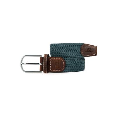 Navy Gray braided belt