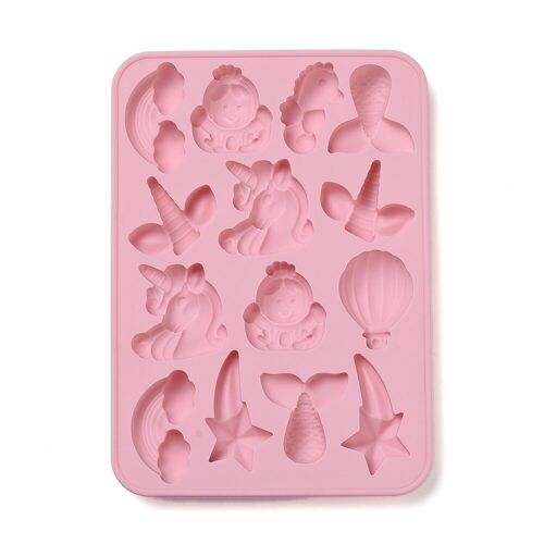 POP | Bake form, Cake mold, Soap, Chocolate, Candy, Resin Silicone Mould. Silicone mold foodgrade HAPPY UNICORN