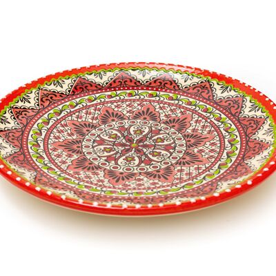 PLATE 26 CM RED