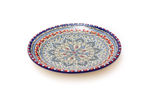 PLATE 21 CM BLUE