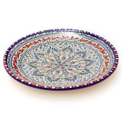 PLATE 21 CM BLUE