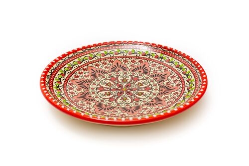 PLATE 21 CM RED