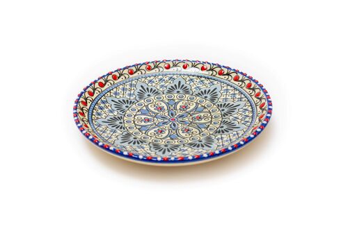 PLATE 18 CM BLUE