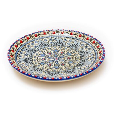 PLATE 18 CM BLUE