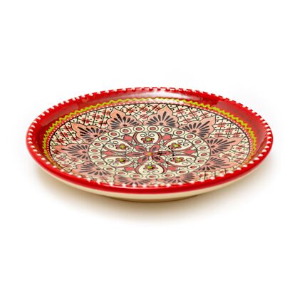 PLATE 18 CM RED