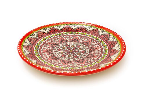 PLATE 30 CM RED