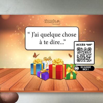 “AR” Augmented Reality Christmas Card (model 1)