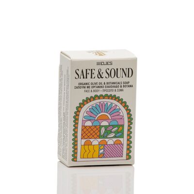 SAFE & SOUND ORGANIC OLIVE OIL & BOTANICALS SOAP - FACE & BODY