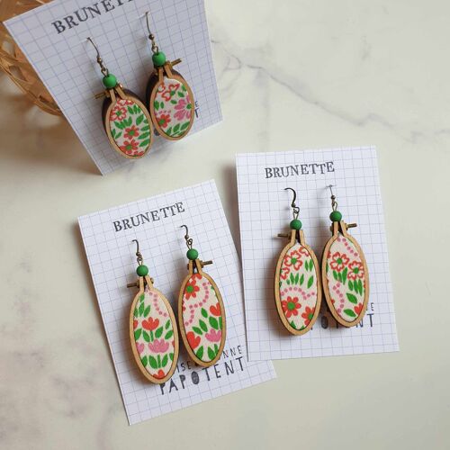 Boucles d'oreilles Brunette