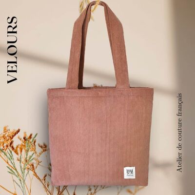 Velvet bag | Old pink