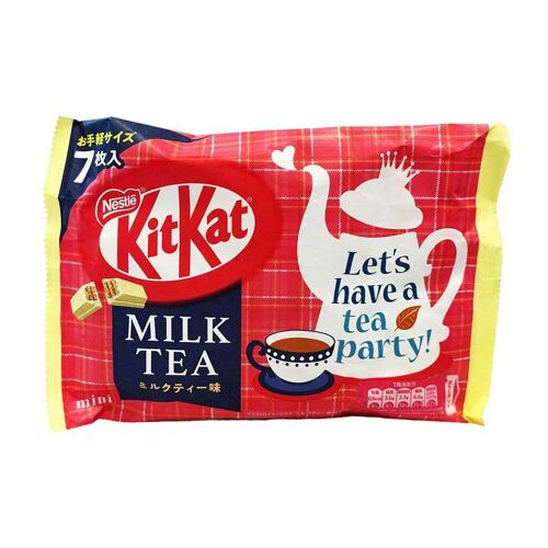 Kit Kat japonais en pack Milk tea - Thé au lait, 7PCS, 81.2G