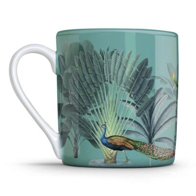 Darwin's Menagerie Green 350ml Mug