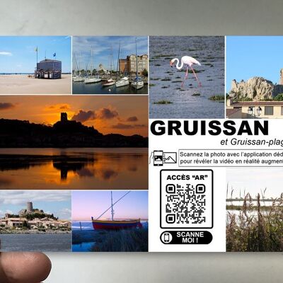 Map of Gruissan in “AR” augmented reality (multiview model 1)