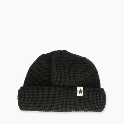 Short Sailor Beanie Schwarz