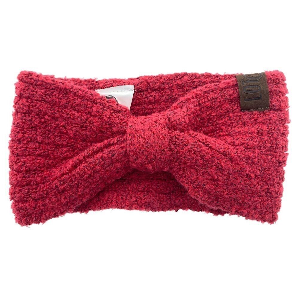 Fascia per capelli Lena Rosso Lampone