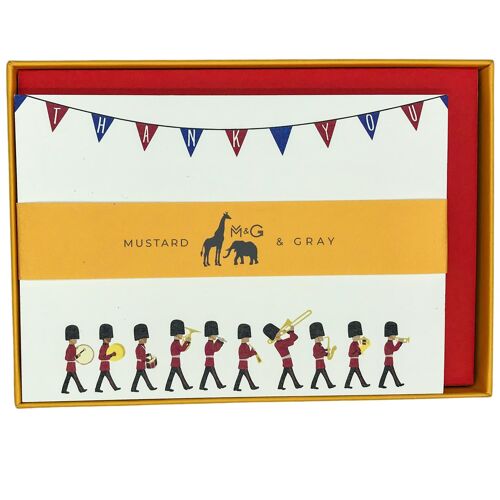 Changing of the Guard Thank You Notecard Set