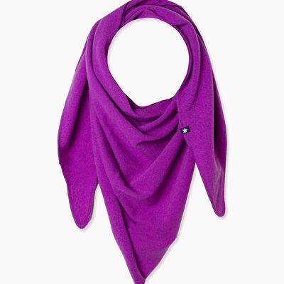 Maya Triangle Scarf Purple