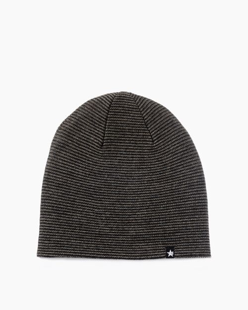 LINEA BEANIE ANTHRAZIT BROWN