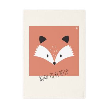 Cadeau mignon de torchon de cuisine de renard pour Noël ou un anniversaire, Born to be wild 6