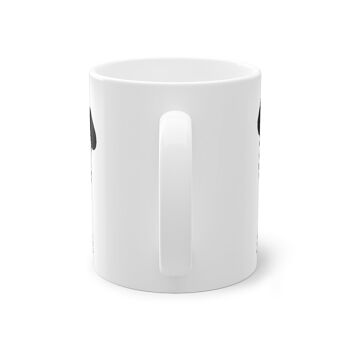 Tasse mignonne de bouledogue de chien, blanc, 325 ml / 11 oz tasse de café, tasse de thé pour des enfants, enfants, tasse de chiots pour des amoureux de chien, propriétaires de chien 7