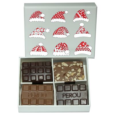 Box of 12 CHRISTMAS HAT chocolates