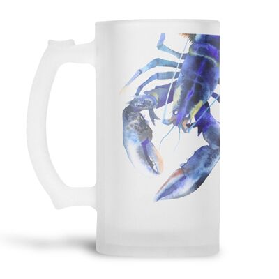 Pinchy Frosted Beer Stein