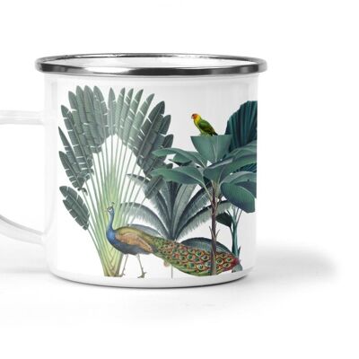 Darwin Enamel Metal Tin Cup