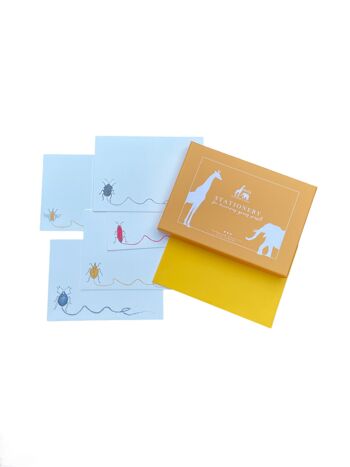 Ensemble de cartes de notes Buggy Scribble