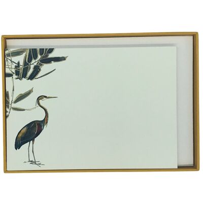 Heron Notecard Set