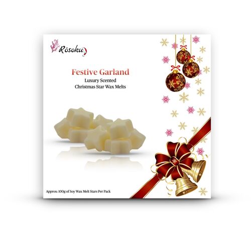 Festive Garland - Christmas Stars -100g bag