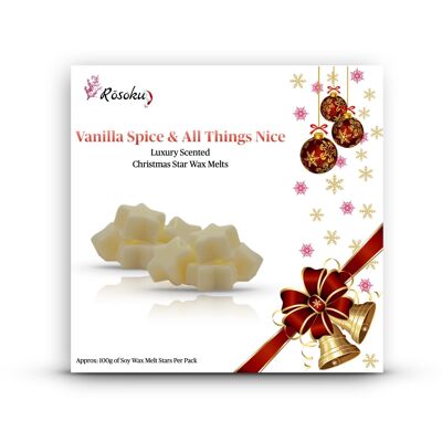 Vanilla, Spice & All Things Nice - Christmas Stars -100g bag