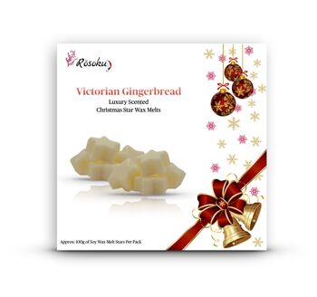 Pain d'Épices Victorien - Étoiles de Noël - Sachet 100g 1