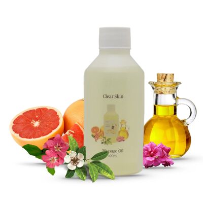 Clear Skin - Massage Oil - 100ml Bottle