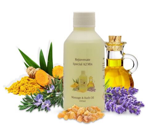 Rejuvenate Special A2 Massage and Bath Oil - 100ml Bottle