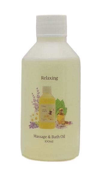 Huile de massage et de bain relaxante d'aromathérapie - Flacon de 100 ml 2