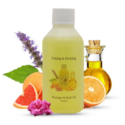 Toning and Firming - Aromatherapy Massage & Bath Oil - 100ml