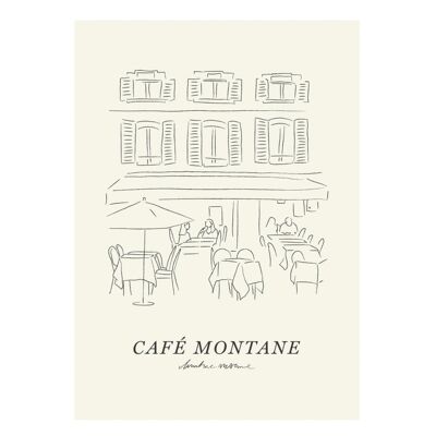 Poster Café Montana