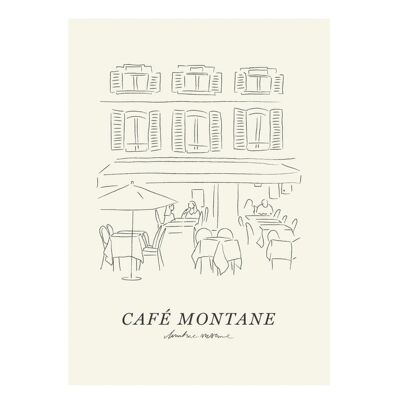 Poster Café Montane